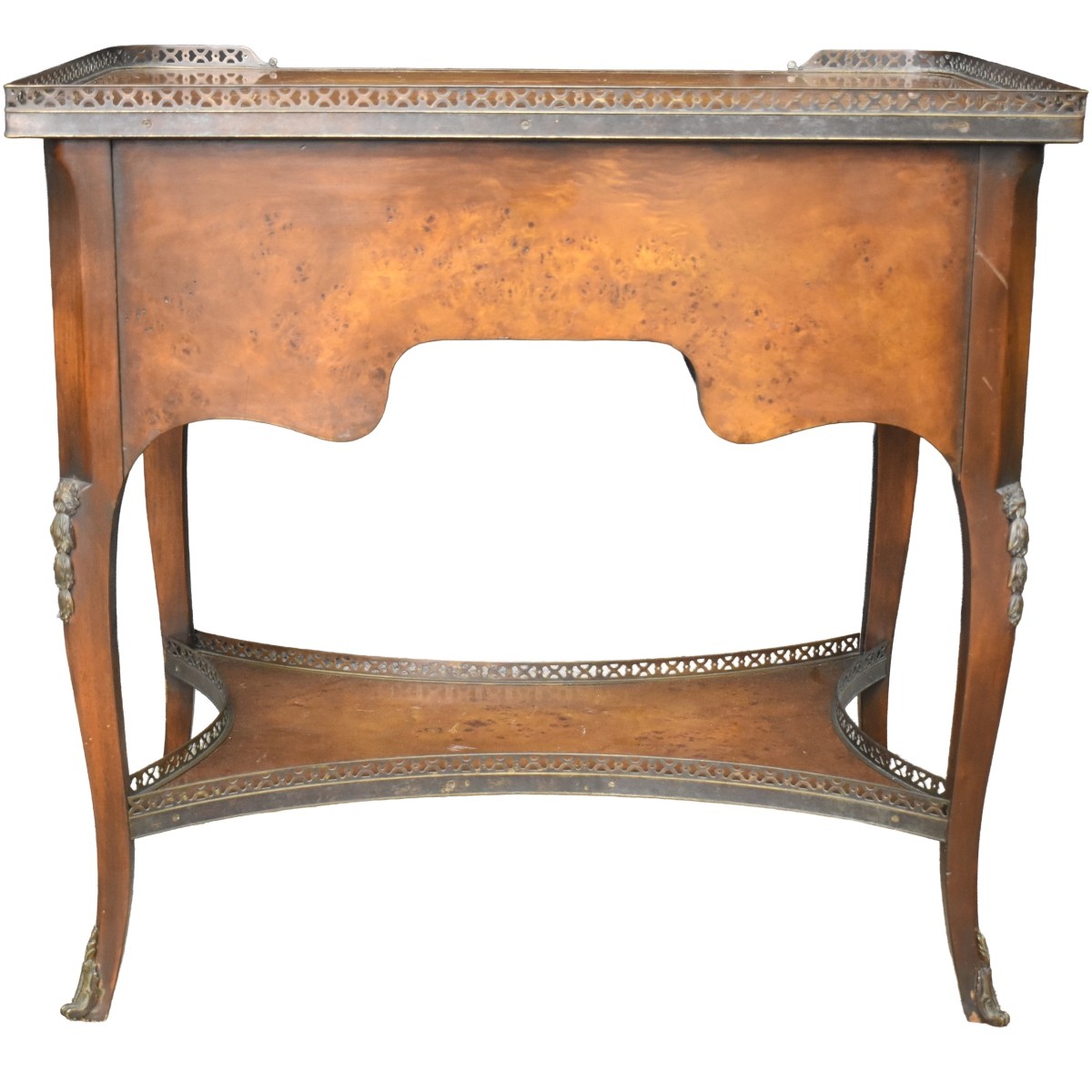 Burl Wood Gallery Table