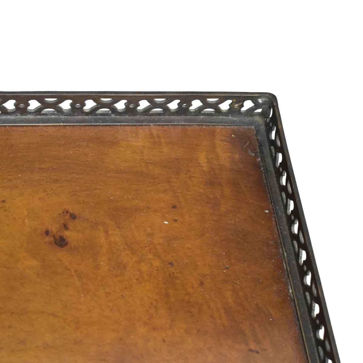 Burl Wood Gallery Table