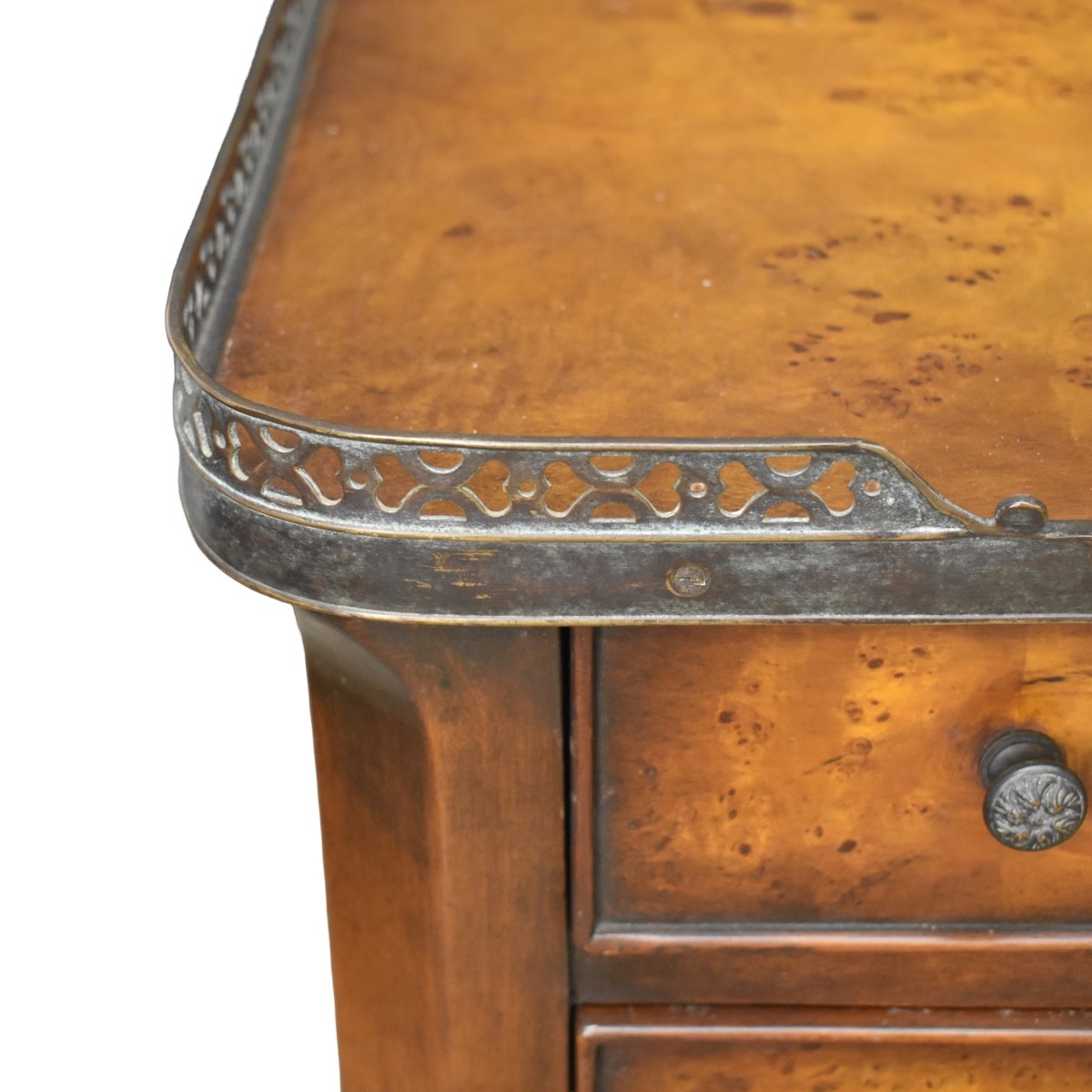 Burl Wood Gallery Table