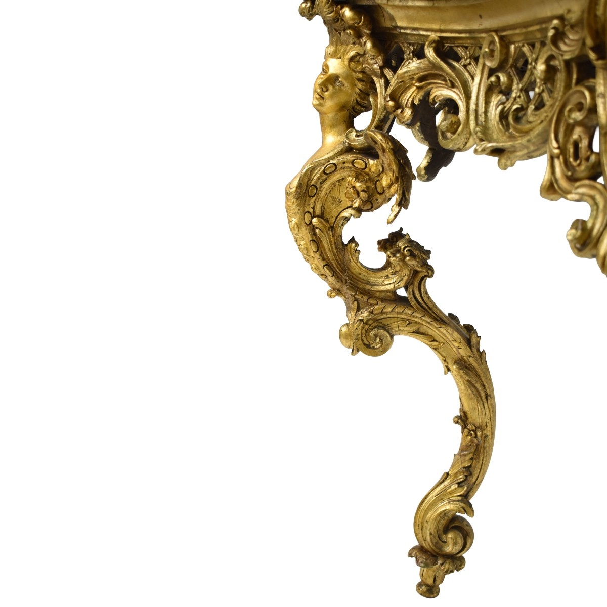 Late 19th Century Gilt Wood Console