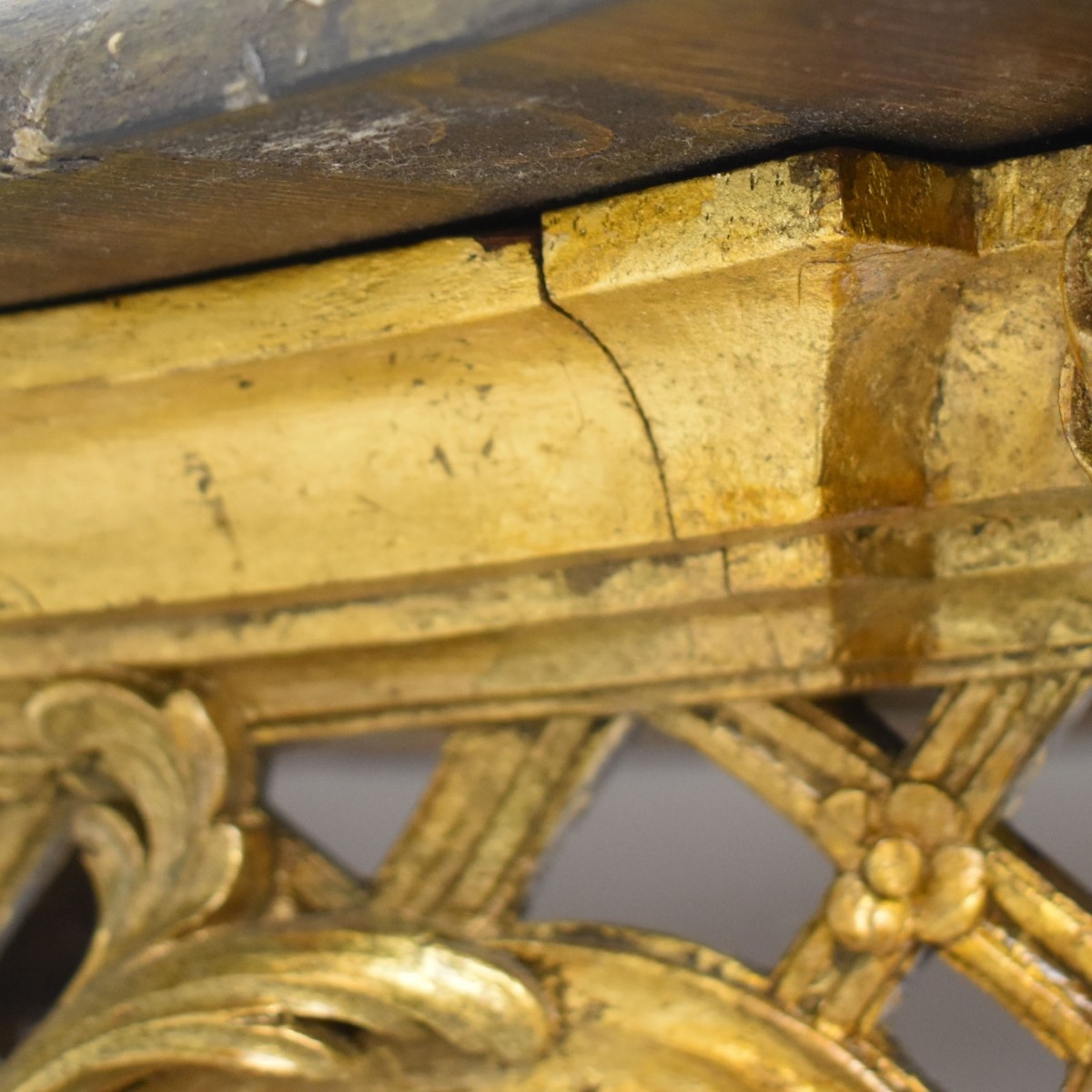 Late 19th Century Gilt Wood Console