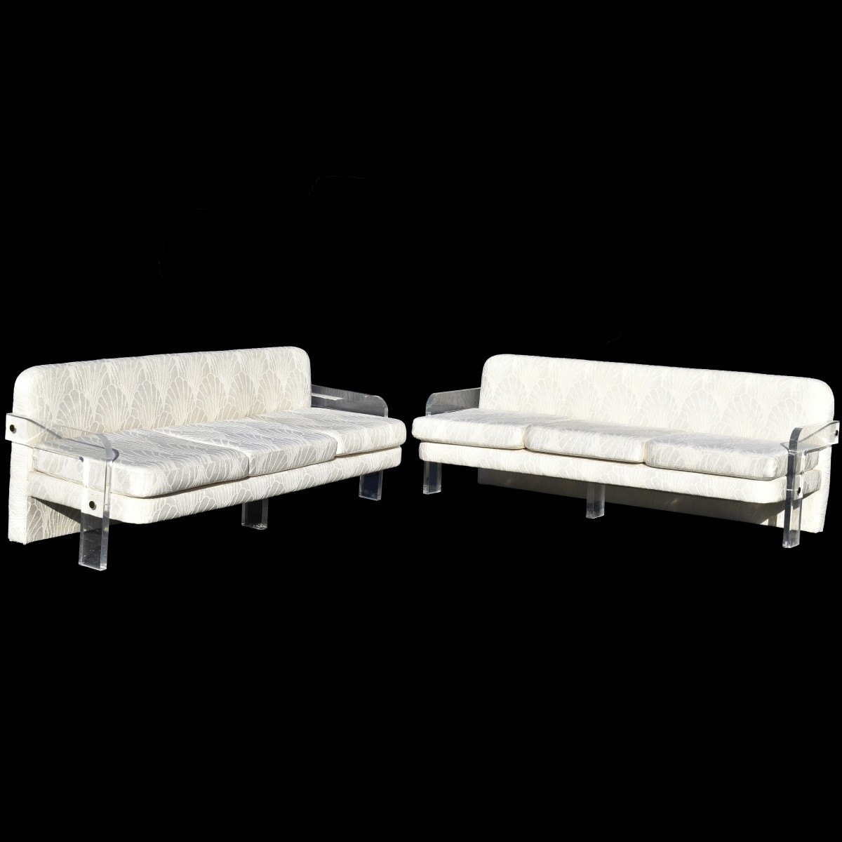 Vladimir Kagan Lucite Sofas