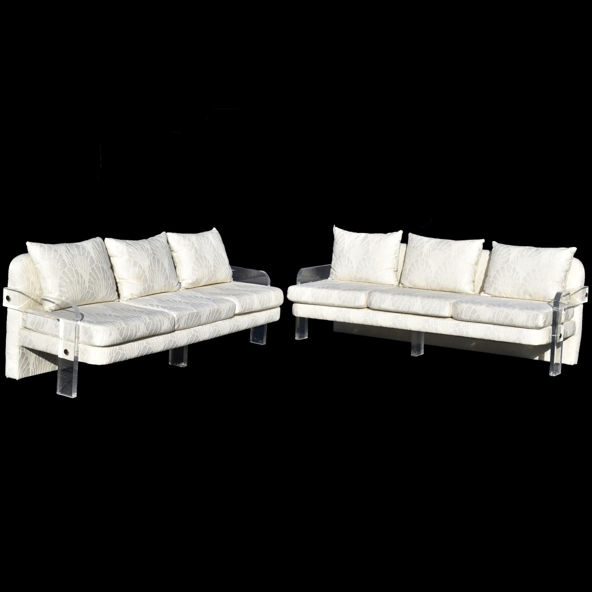 Vladimir Kagan Lucite Sofas