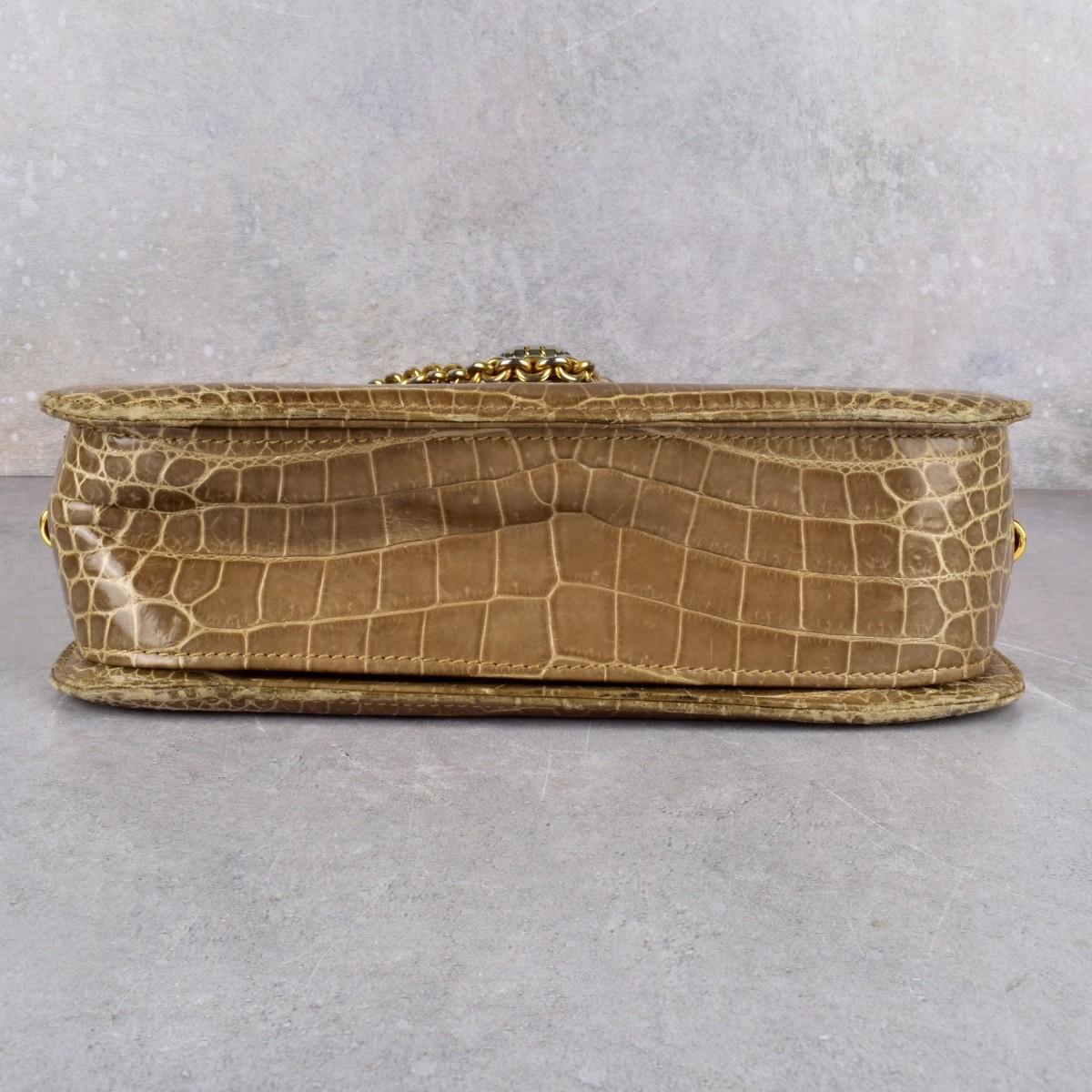 Vintage Gucci Crocodile Flap Purse