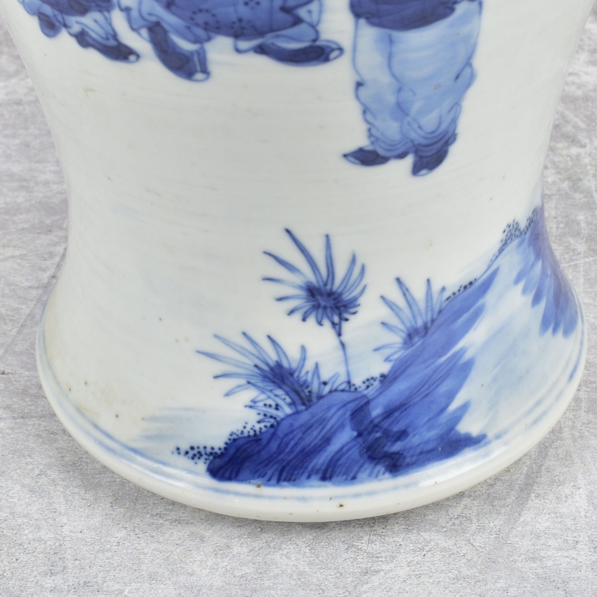 19th C. Chinese Blue and White Porcelain Vase