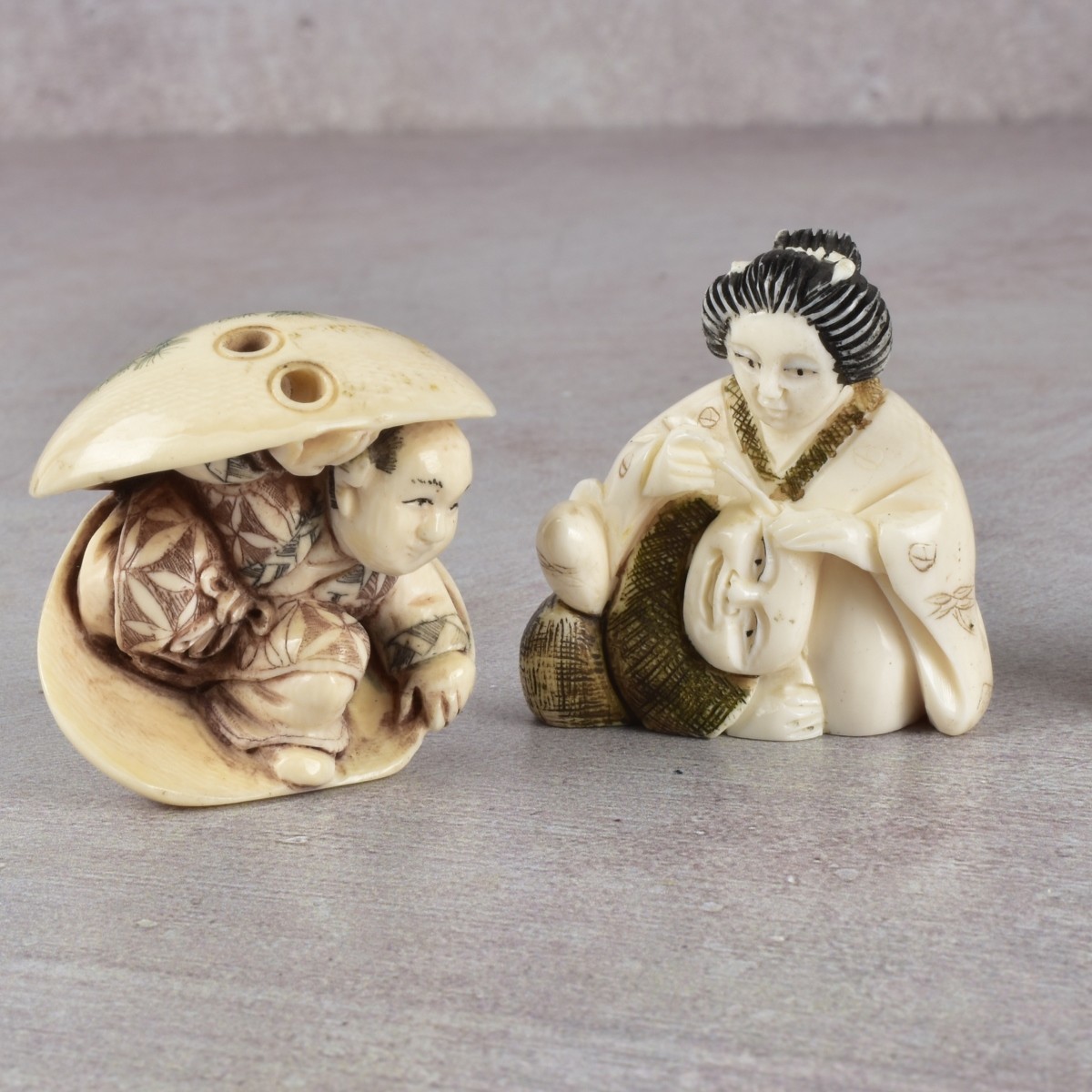 Antique Japanese Carved Netsuke's