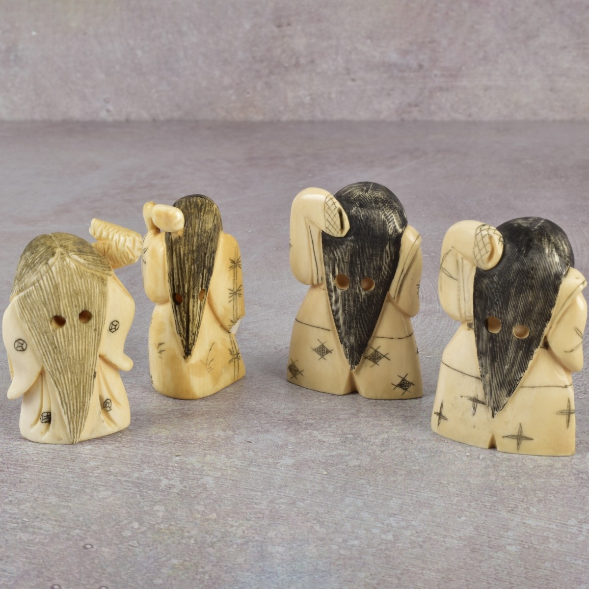 Antique Japanese Carved Netsuke's