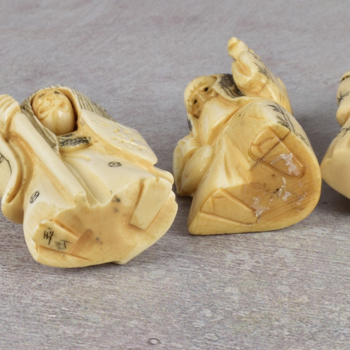 Antique Japanese Carved Netsuke's
