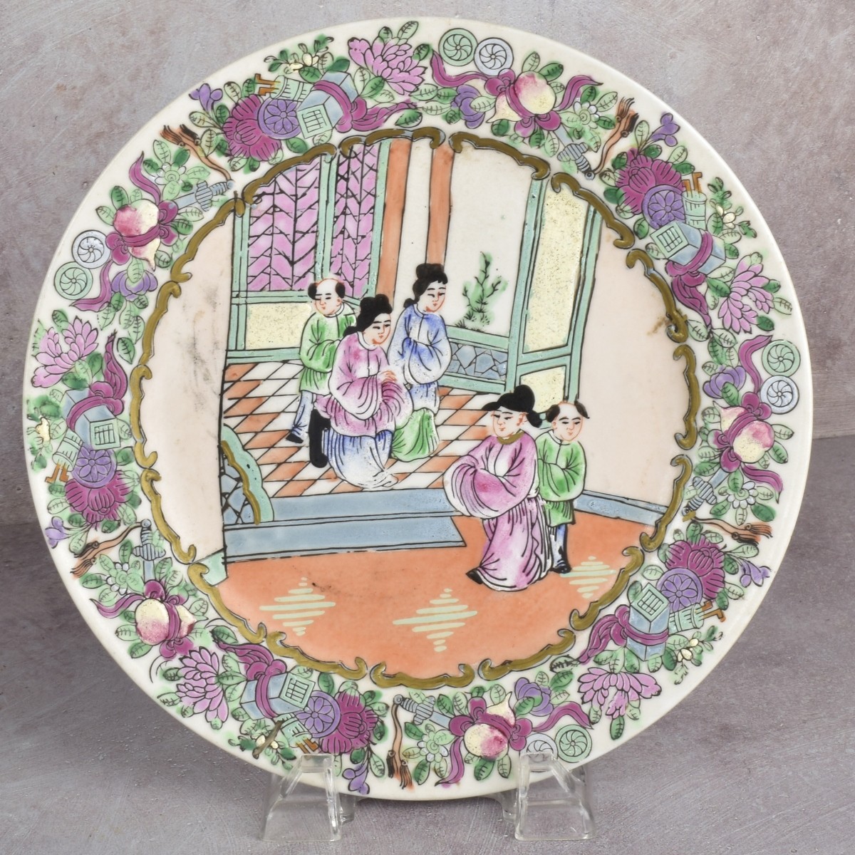 Chinese Rose Medallion Porcelain Pieces