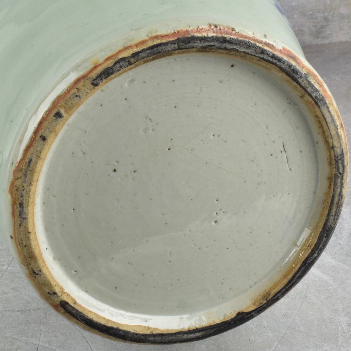 Large Vintage Chinese Blue and White Vase