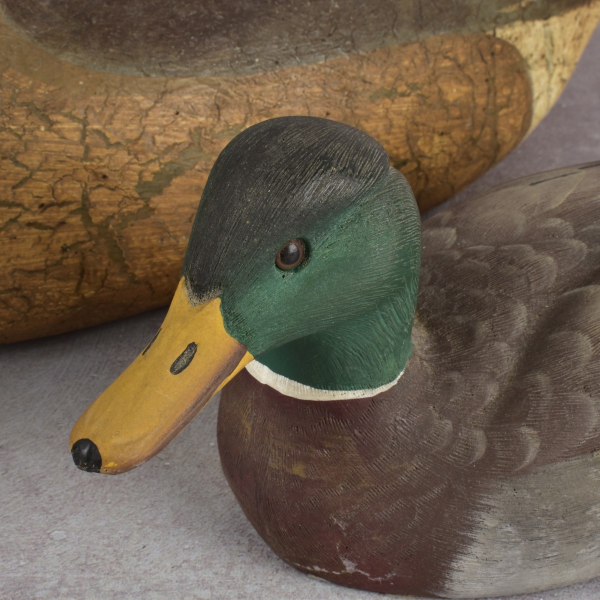 Hand Painted and Carved Ducks