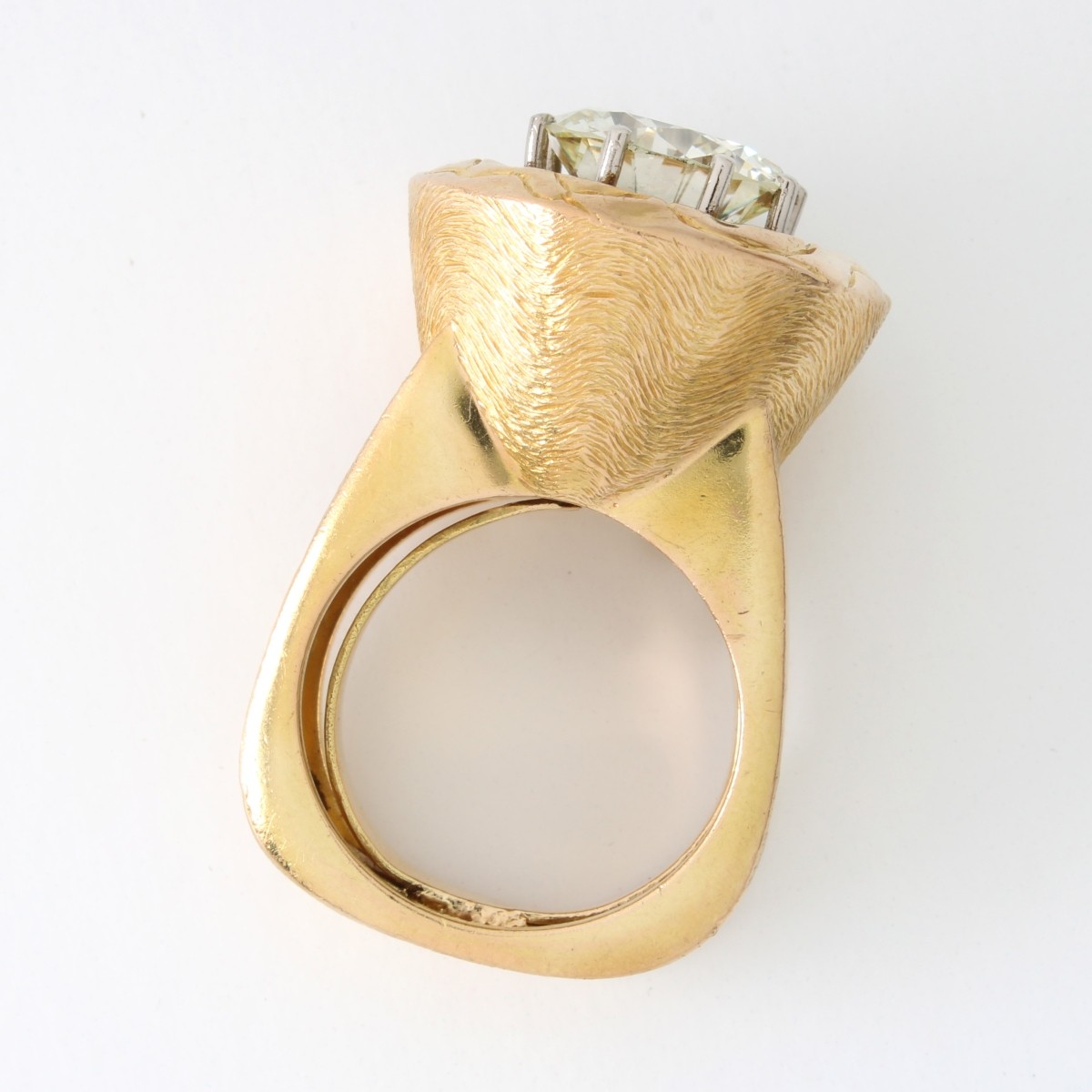 5.15ct Diamond and 18K Ring