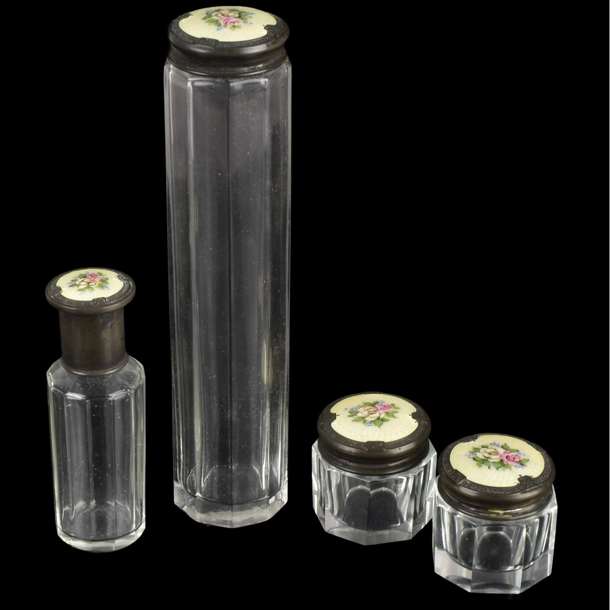 Guilloche Enamel & Sterling Silver