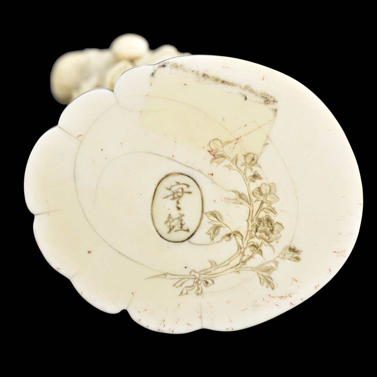 Antique Japanese Carved Figurine