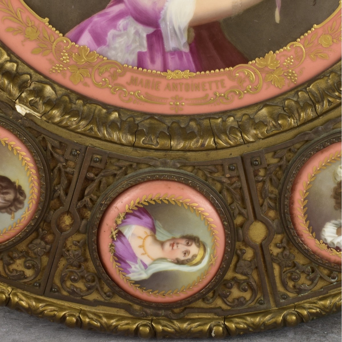 Sevres Style German Porcelain Plaque