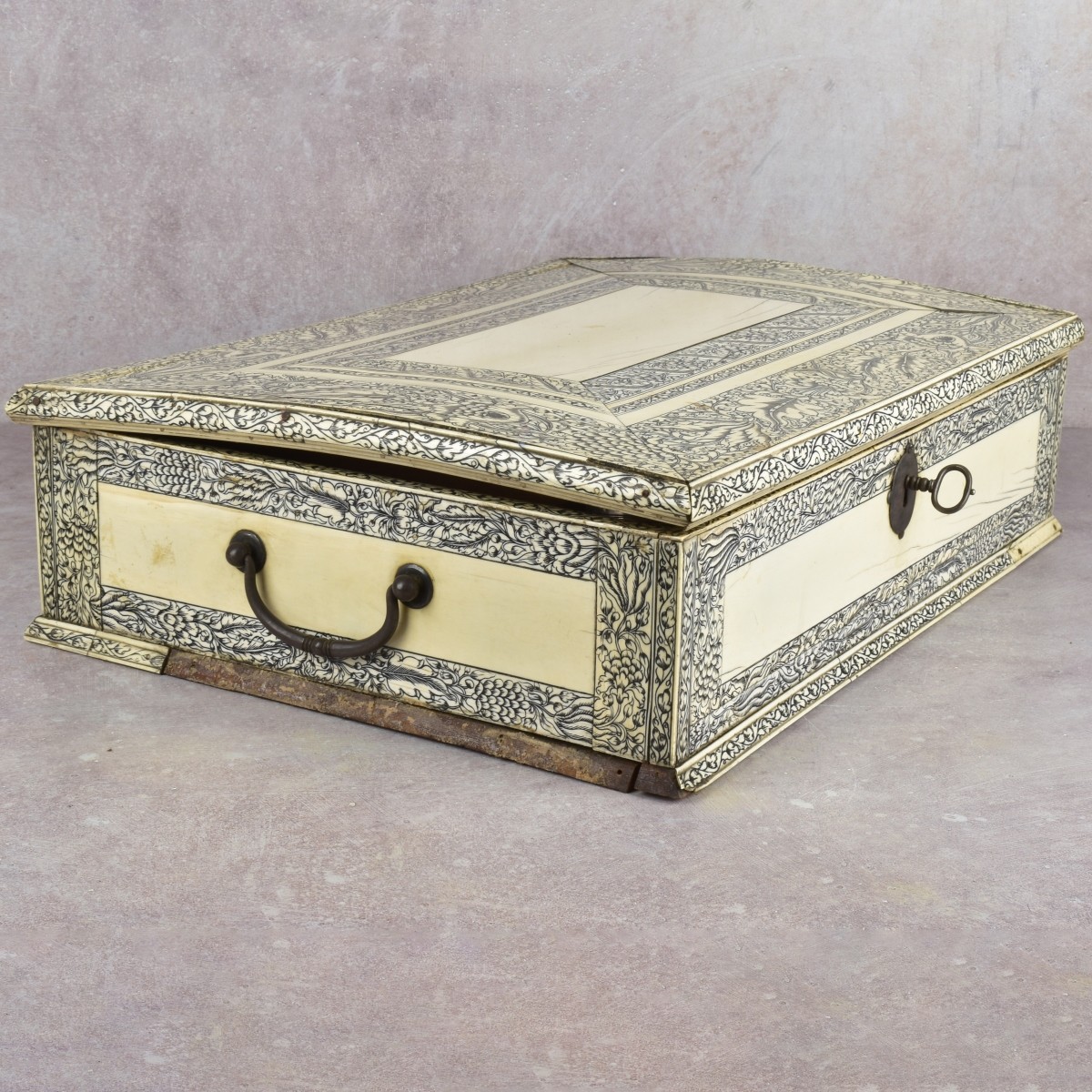 19th Century Anglo Indian Lap Desk