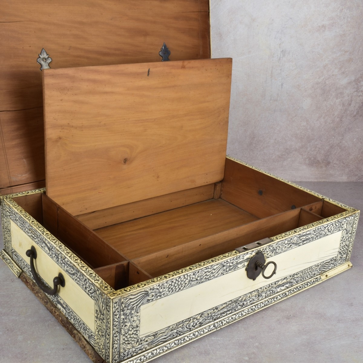 19th Century Anglo Indian Lap Desk