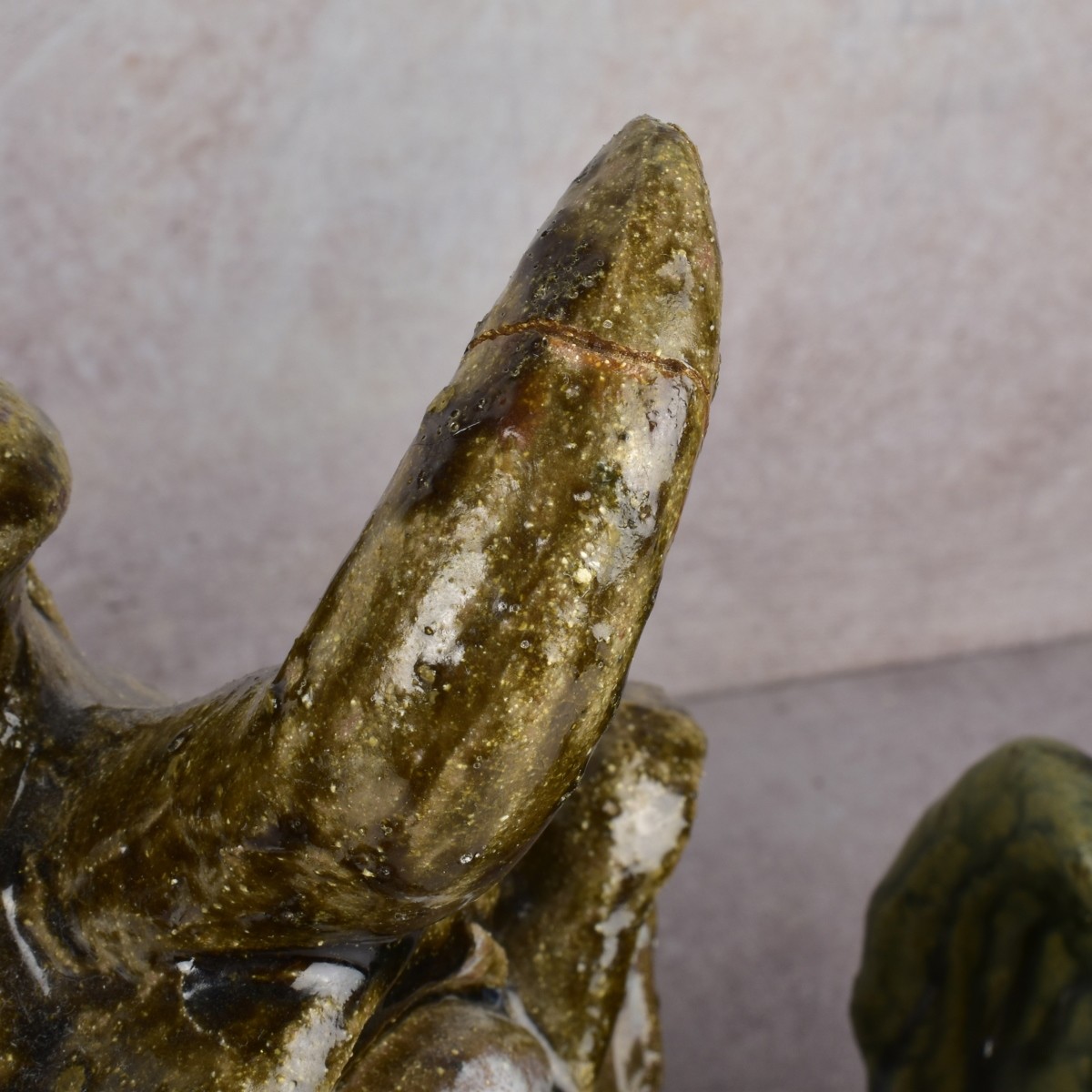 W.A. Flowers Folk Art Pottery Jugs