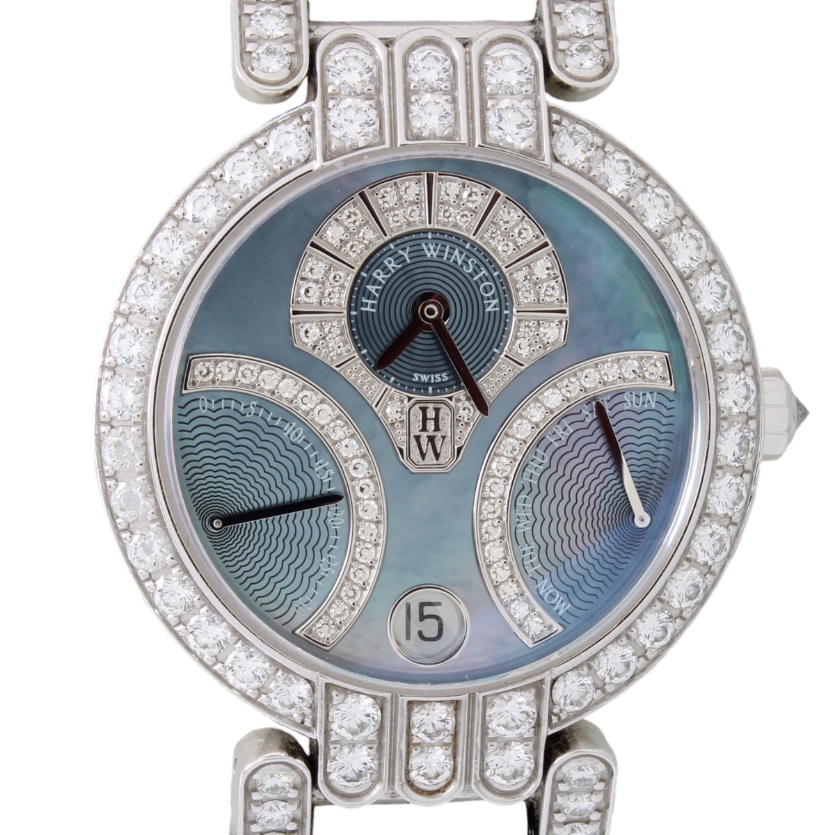 Harry Winston Diamond and 18K Watch