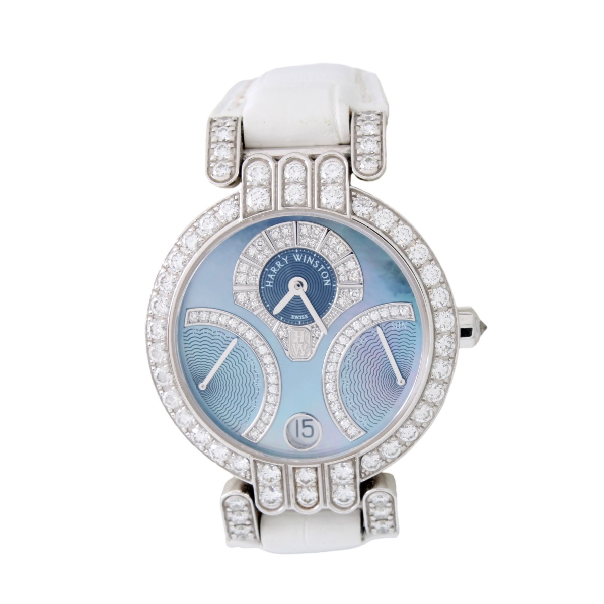 Harry Winston Diamond and 18K Watch