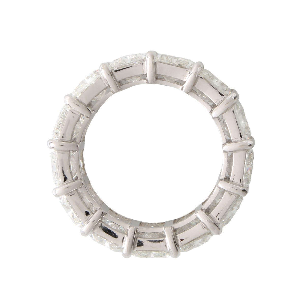 GIA 13.07ct Diamond and 18K Ring