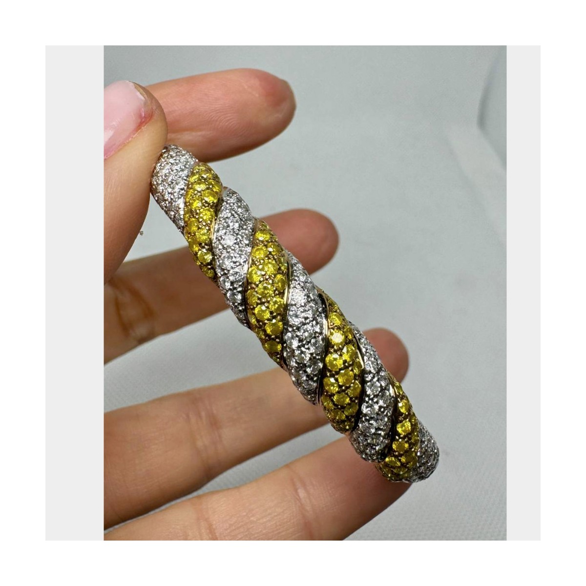 Diamond and 18K Bracelet
