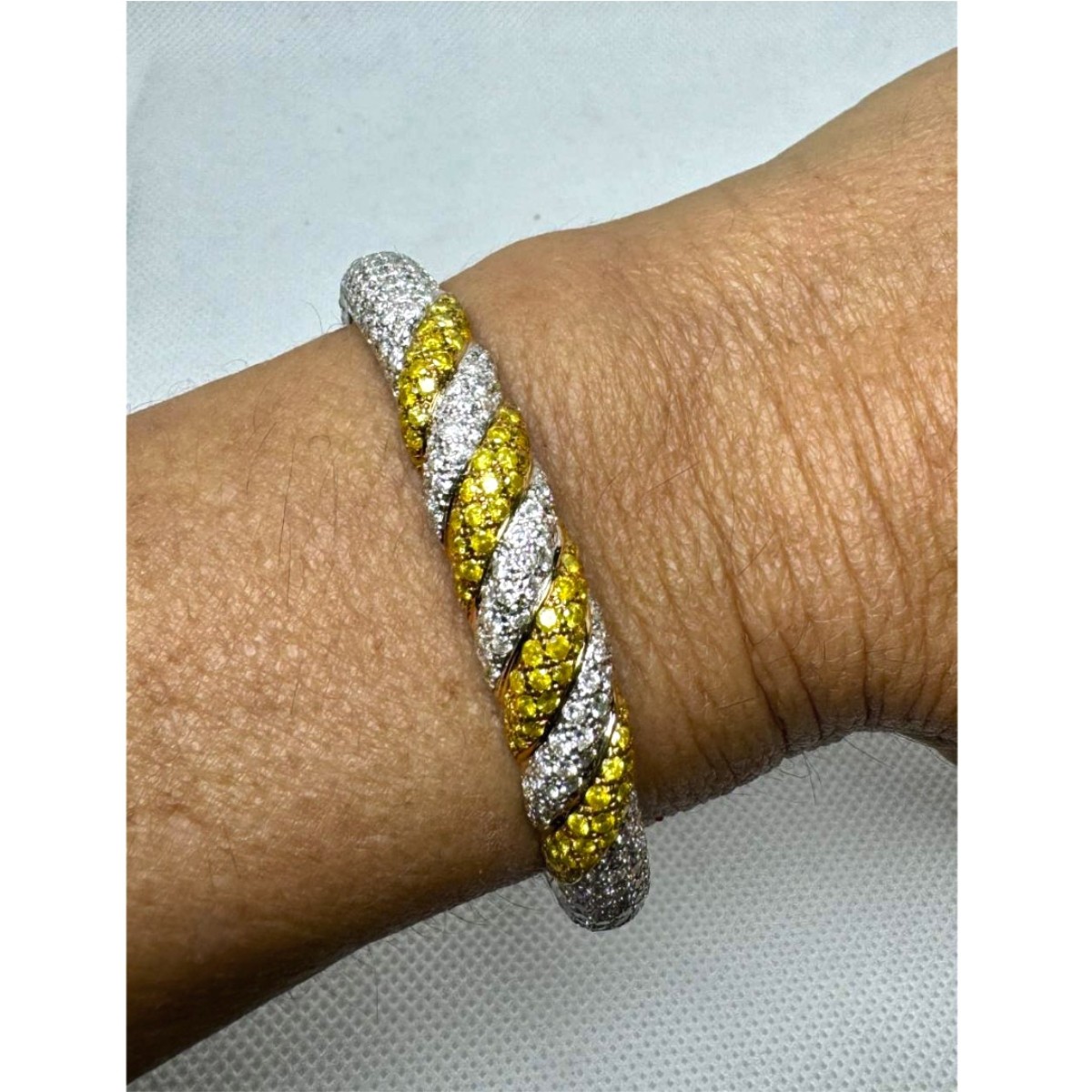 Diamond and 18K Bracelet