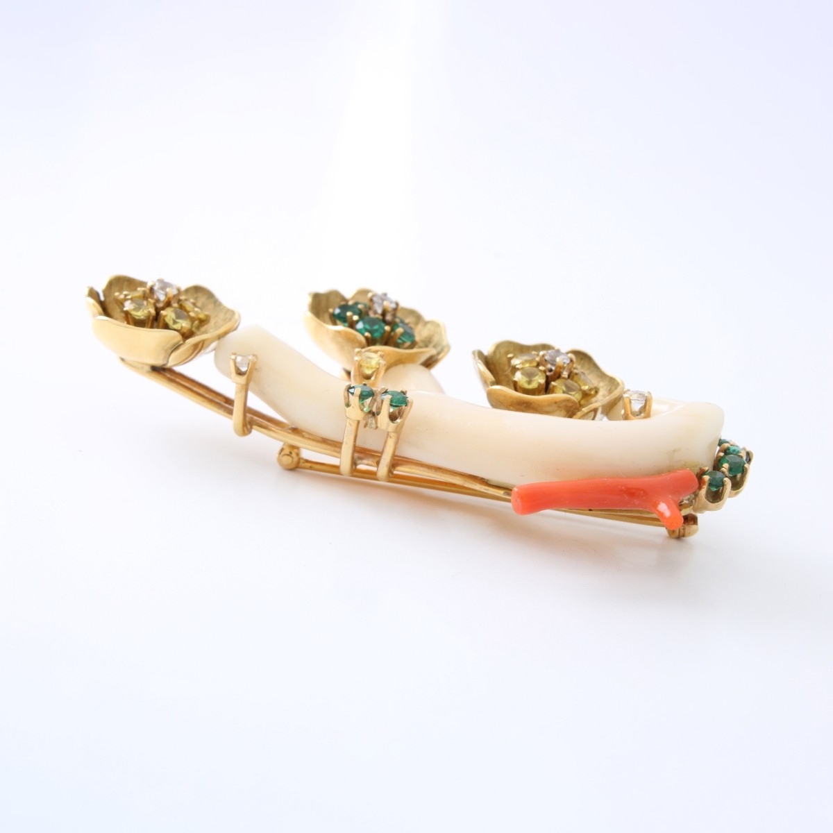 Seaman Schepps Gemstone Brooch