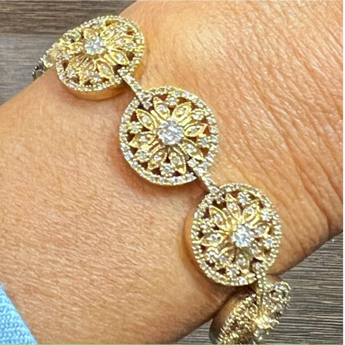 Diamond and 14K Bracelet