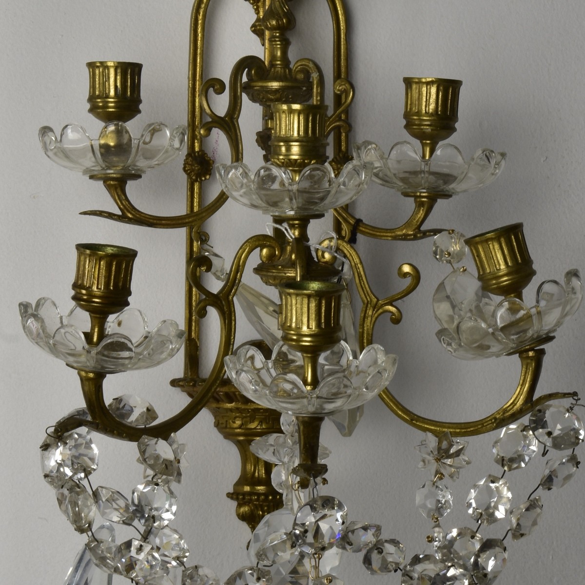 Pair of Antique French Bronze Sconces