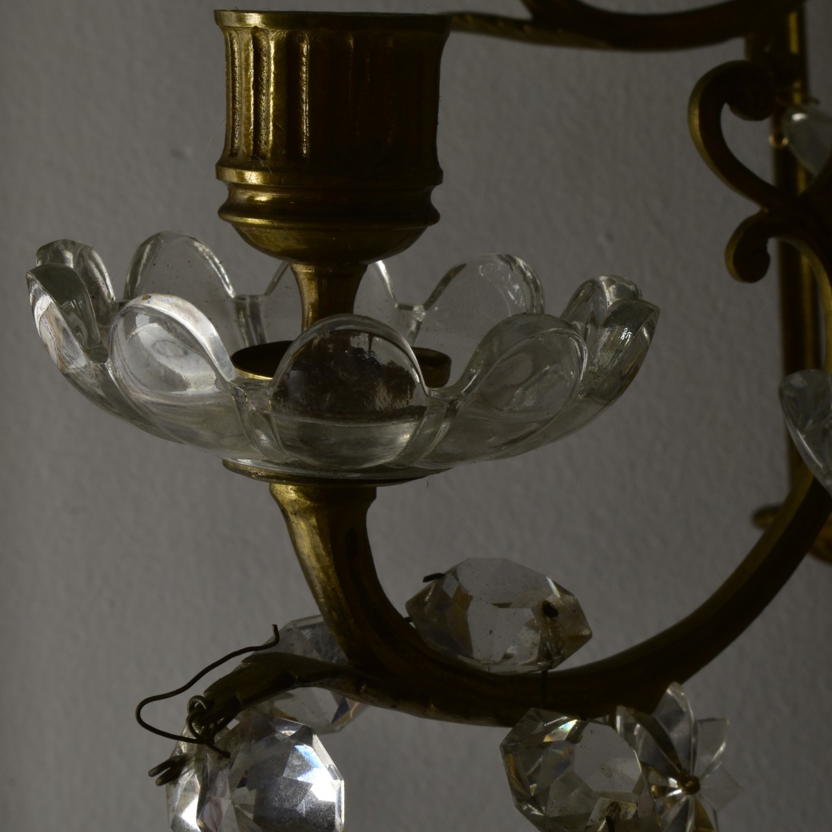 Pair of Antique French Bronze Sconces