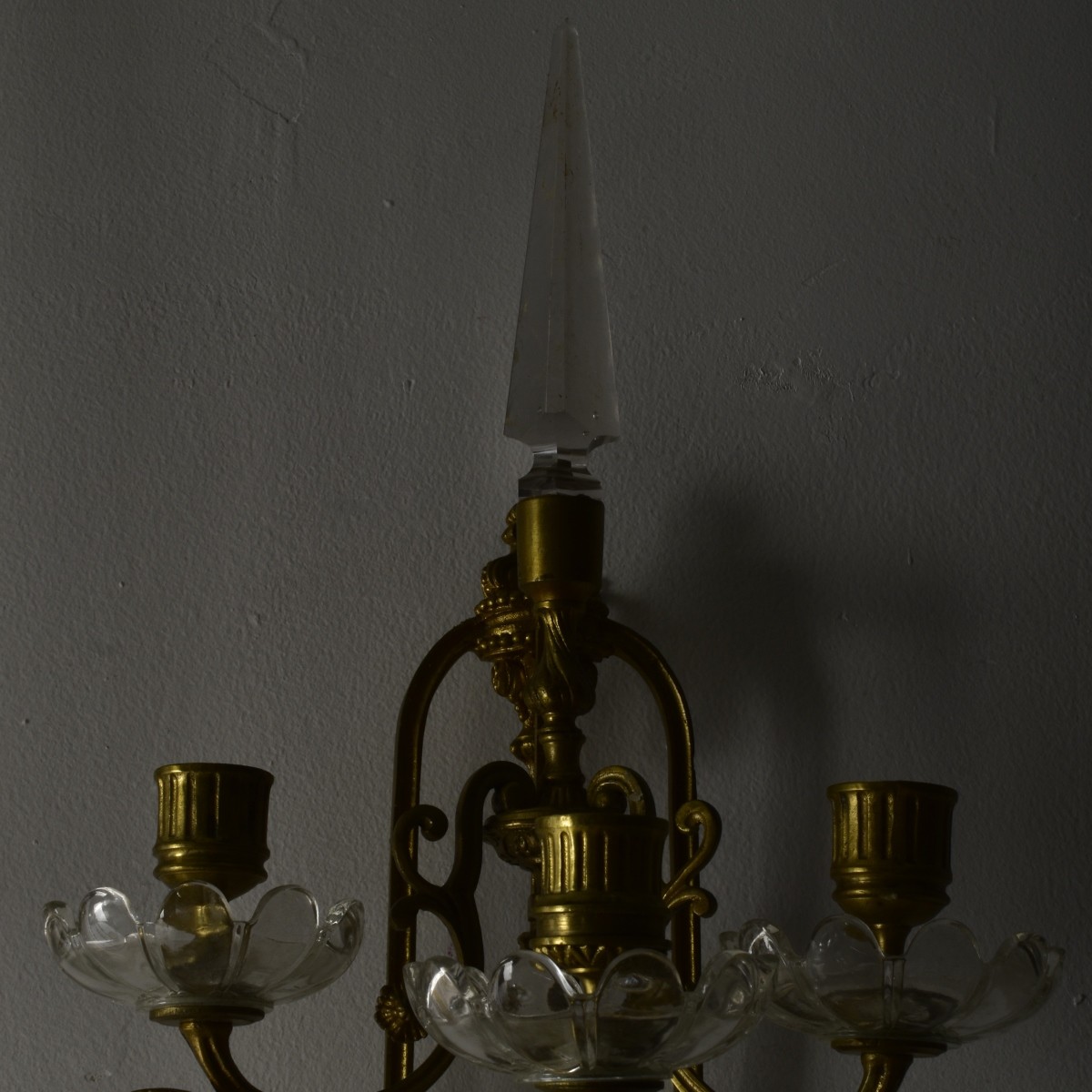 Pair of Antique French Bronze Sconces