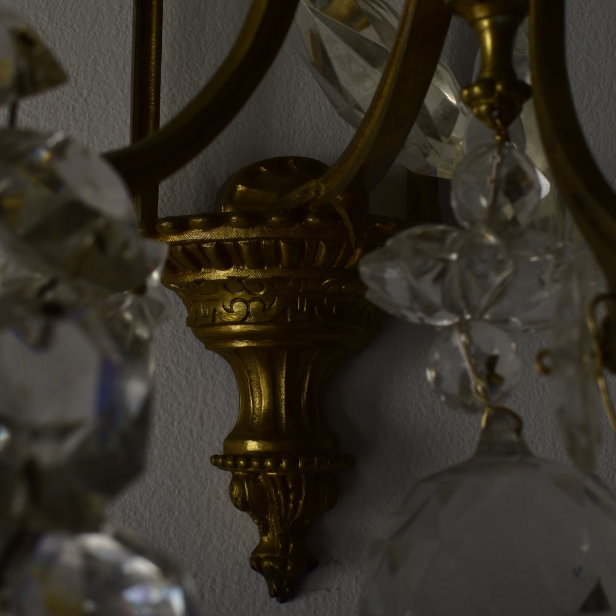 Pair of Antique French Bronze Sconces