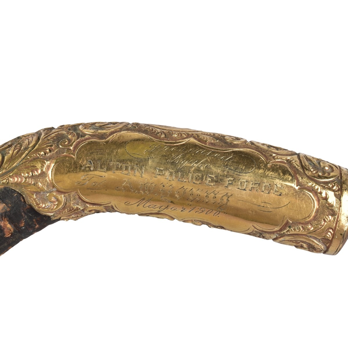 Gold Handle Walking Stick