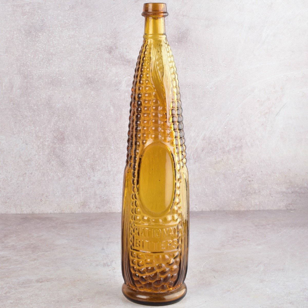 "National Bitters" Ear of Corn Bottle