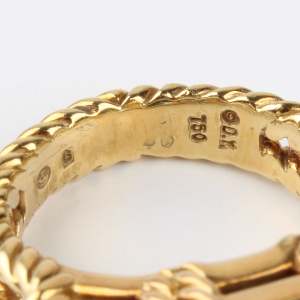 David Yurman Topaz and 18K Ring