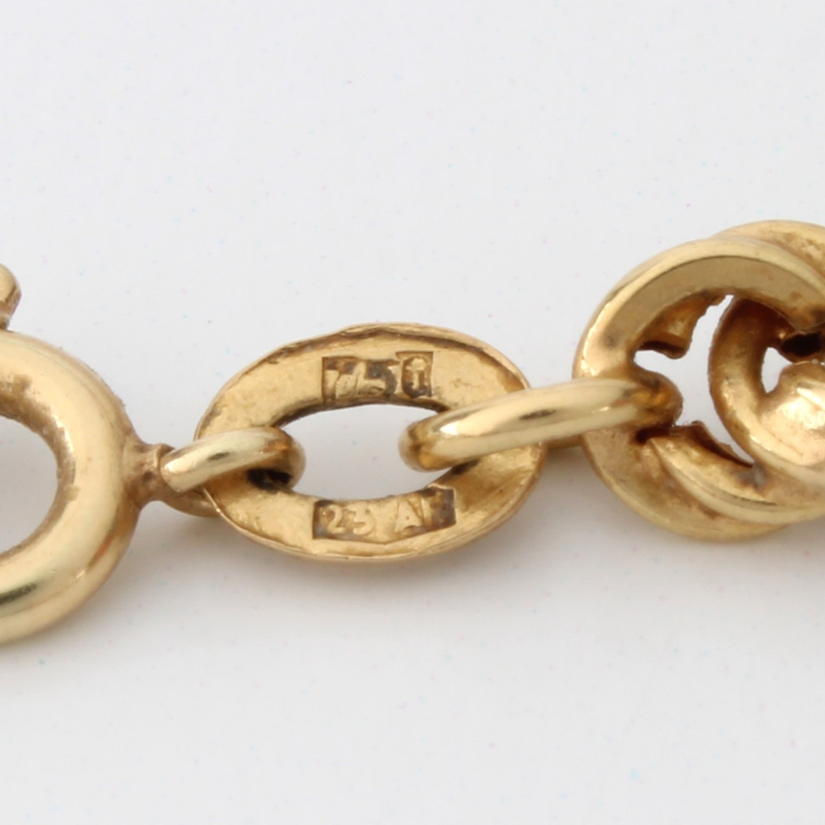 18K Rope Link Necklace