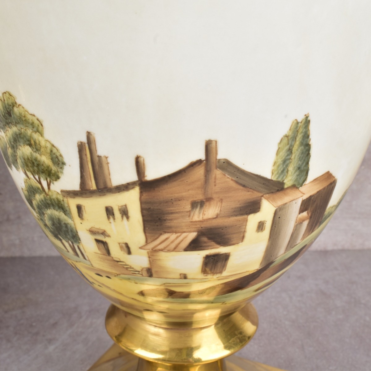 Pair of Porcelain Urns