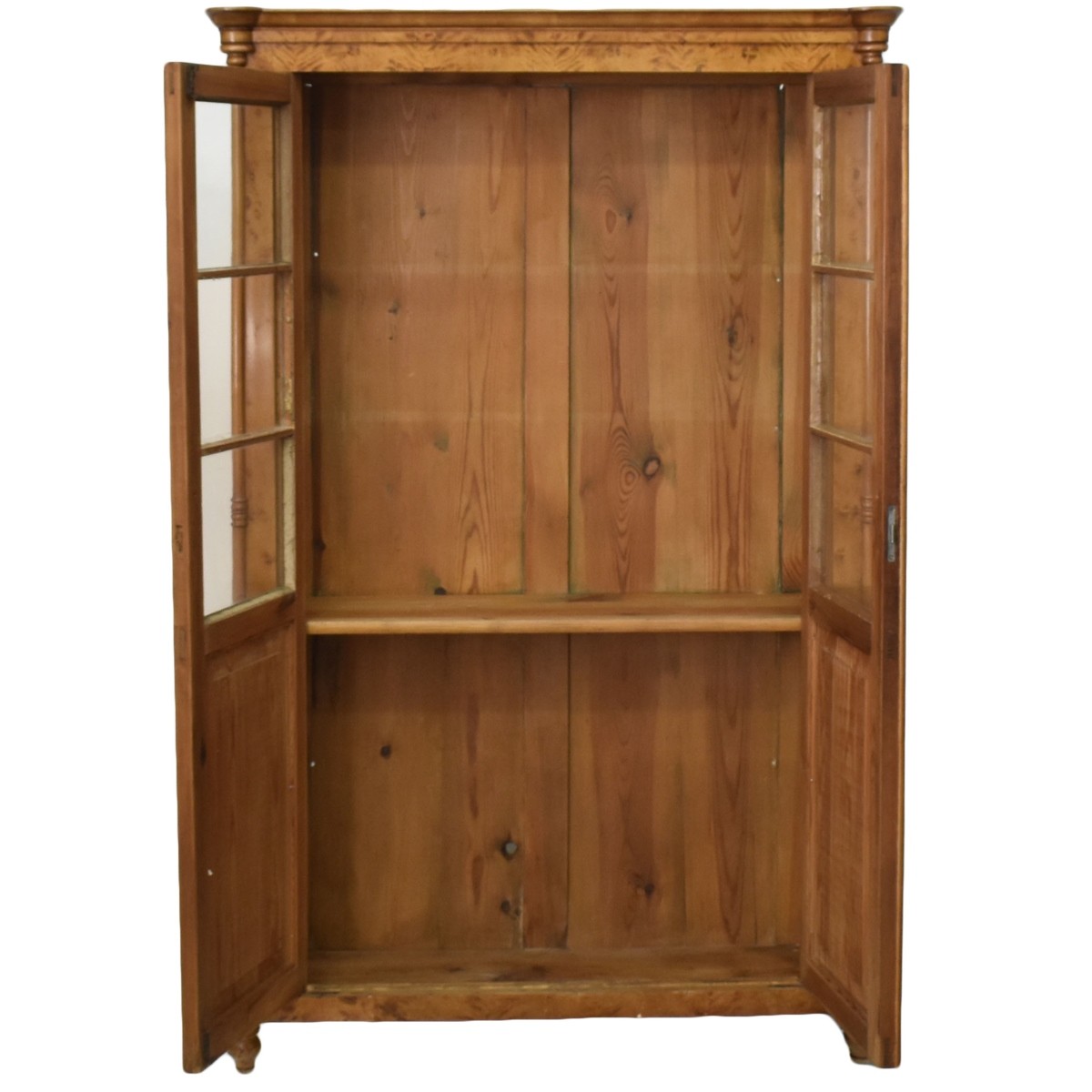 Antique Biedermeier Karelian Birch Cabinet