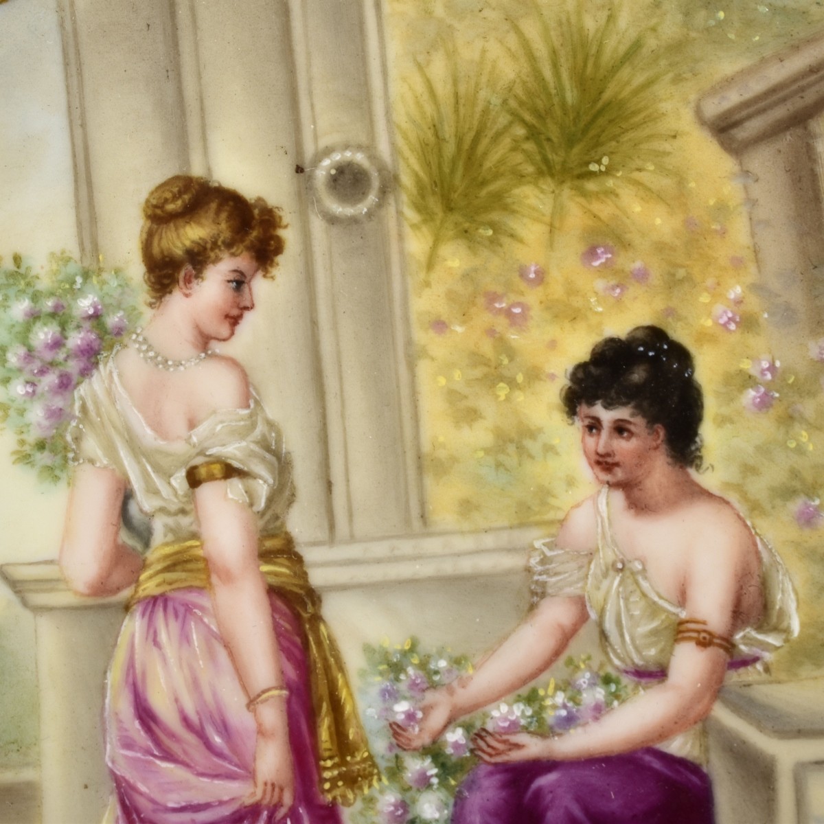 19/20th Century Royal Vienna Hand-Painted Cabinet