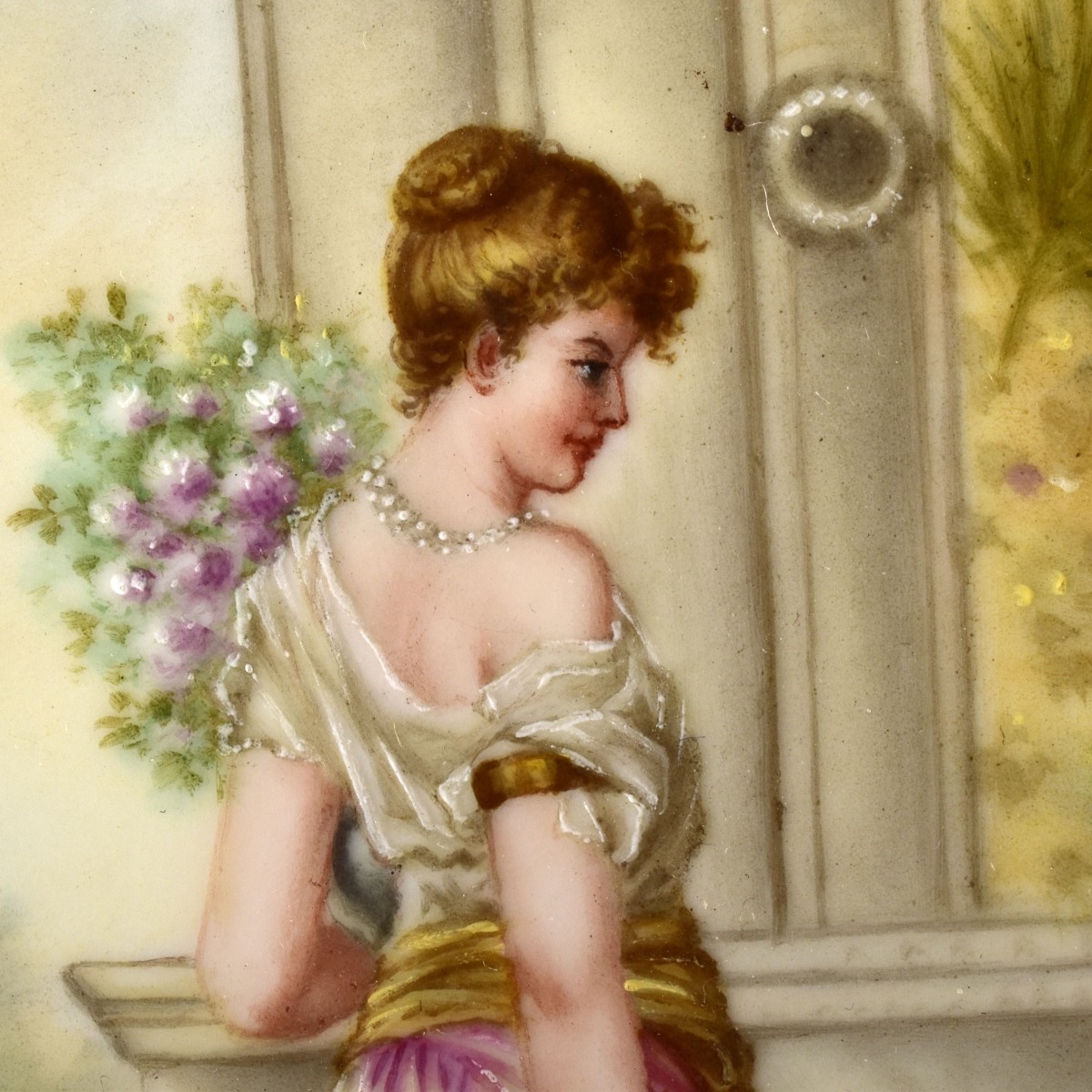 19/20th Century Royal Vienna Hand-Painted Cabinet