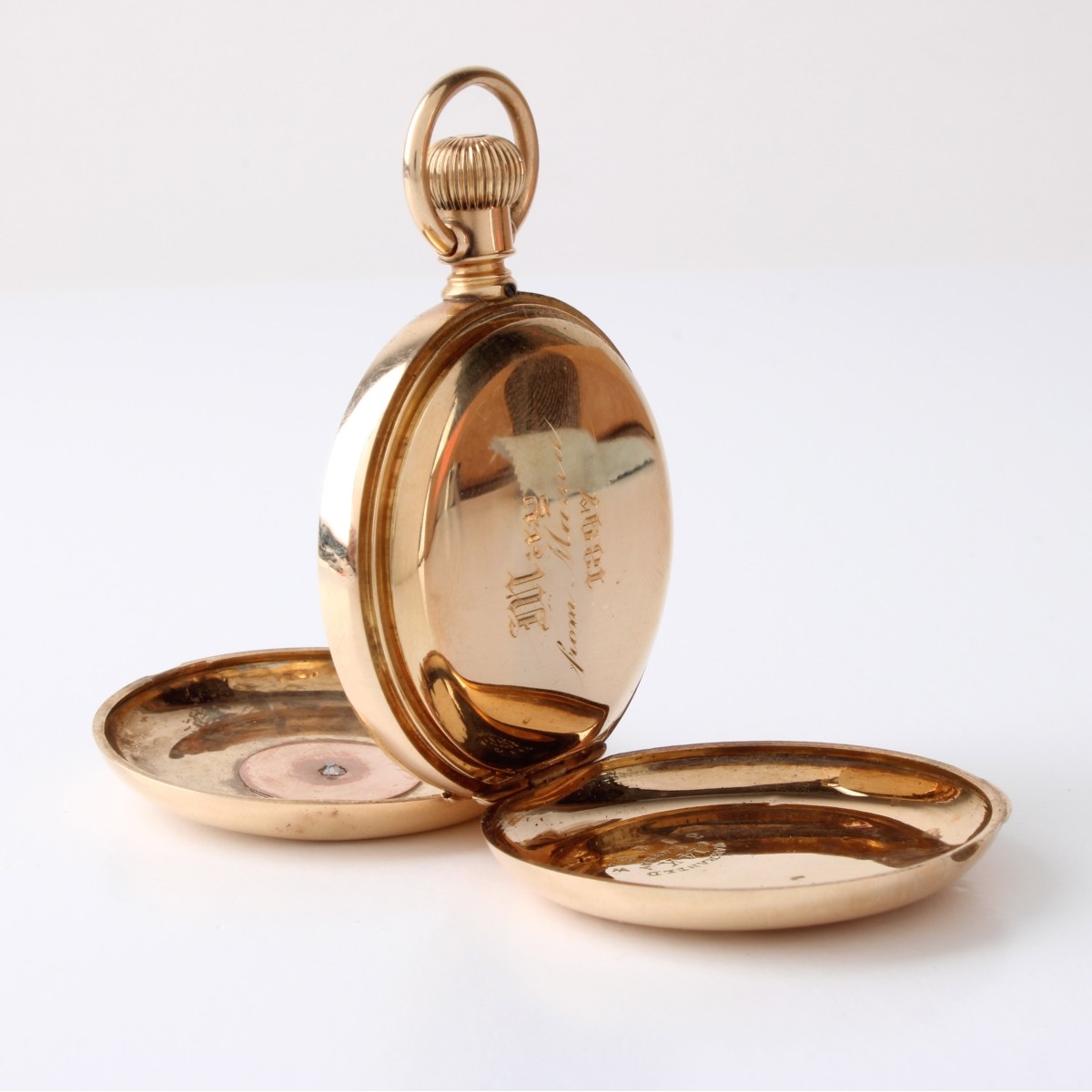 Illinois Watch Co 14K Pocket Watch