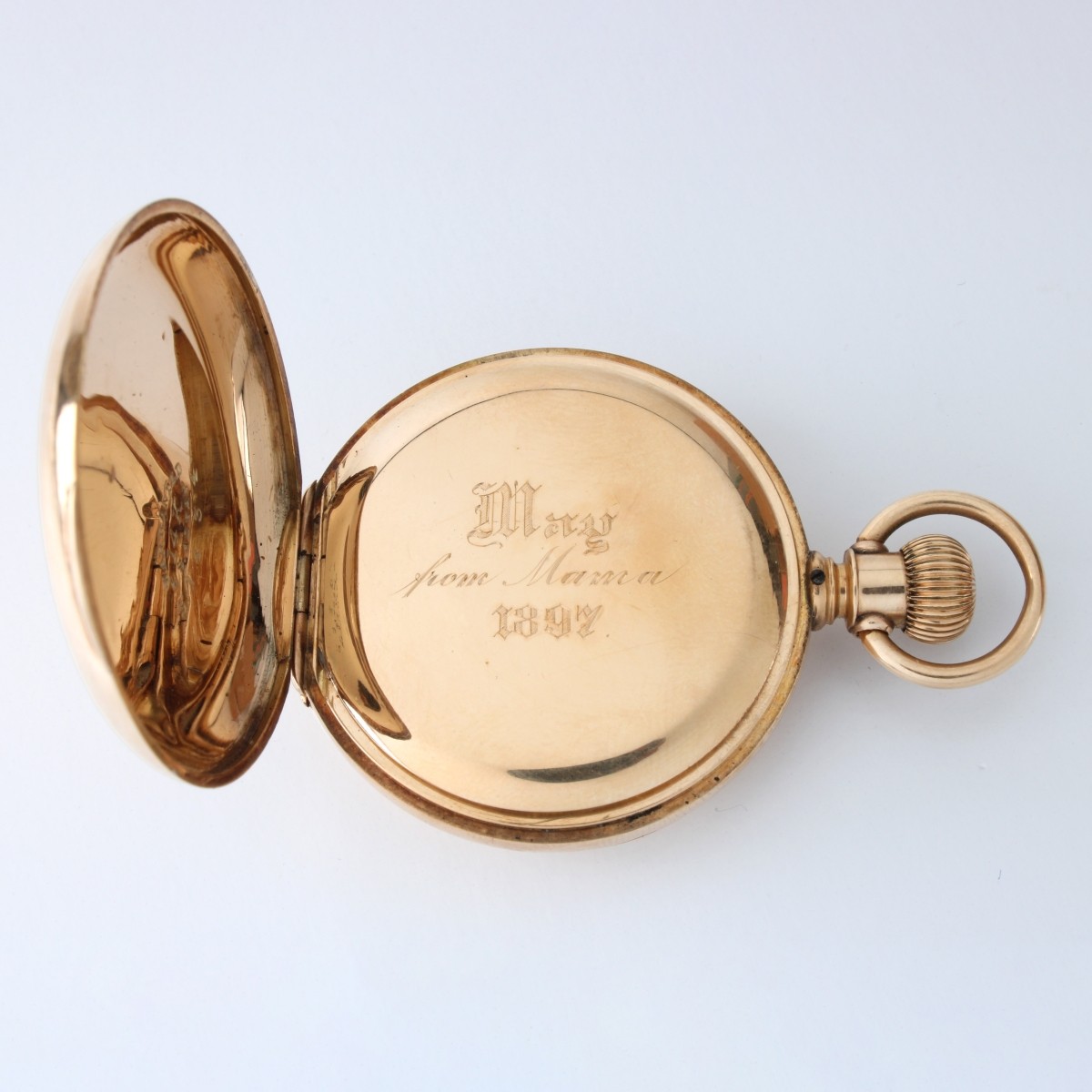 Illinois Watch Co 14K Pocket Watch