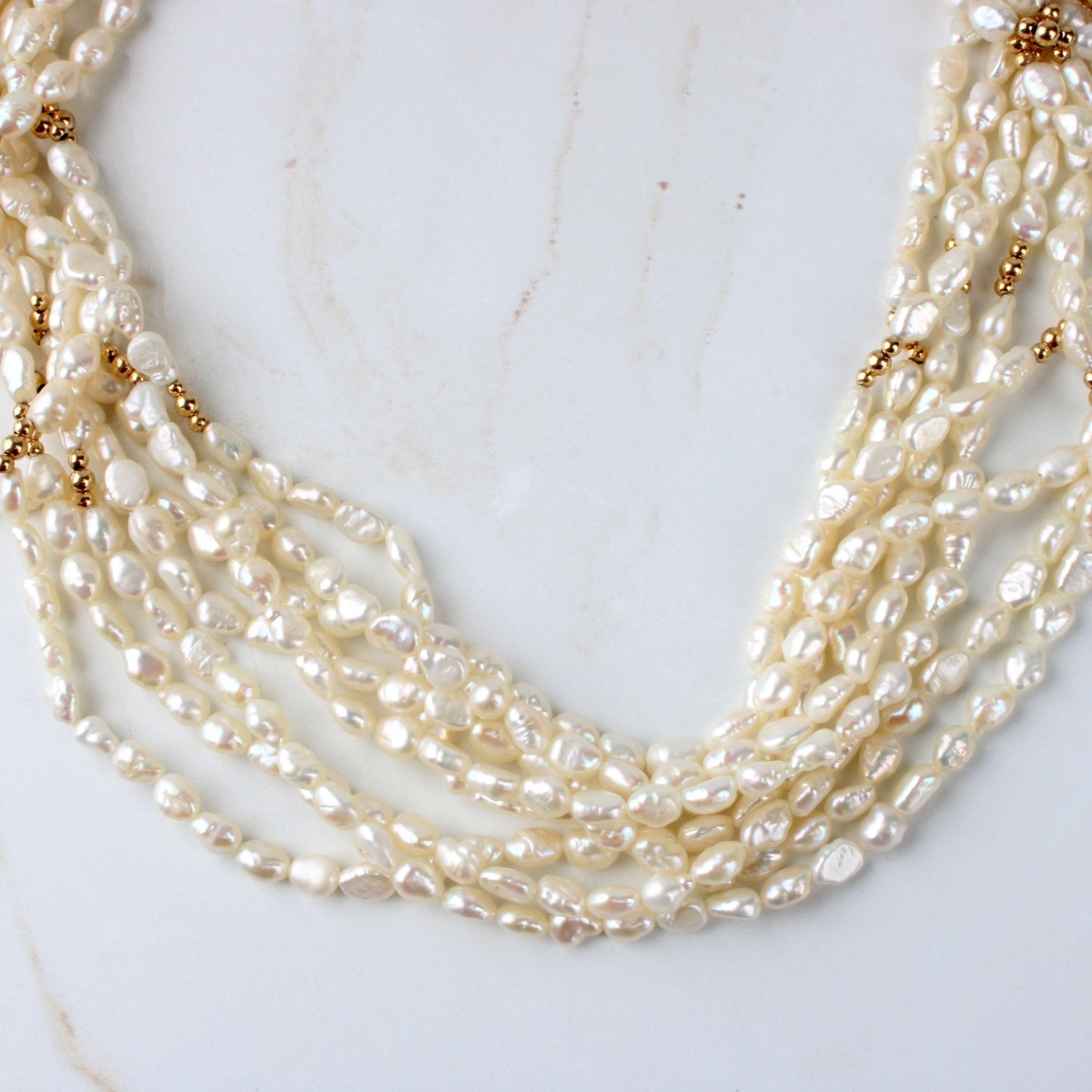 Pearl and 14K Necklace