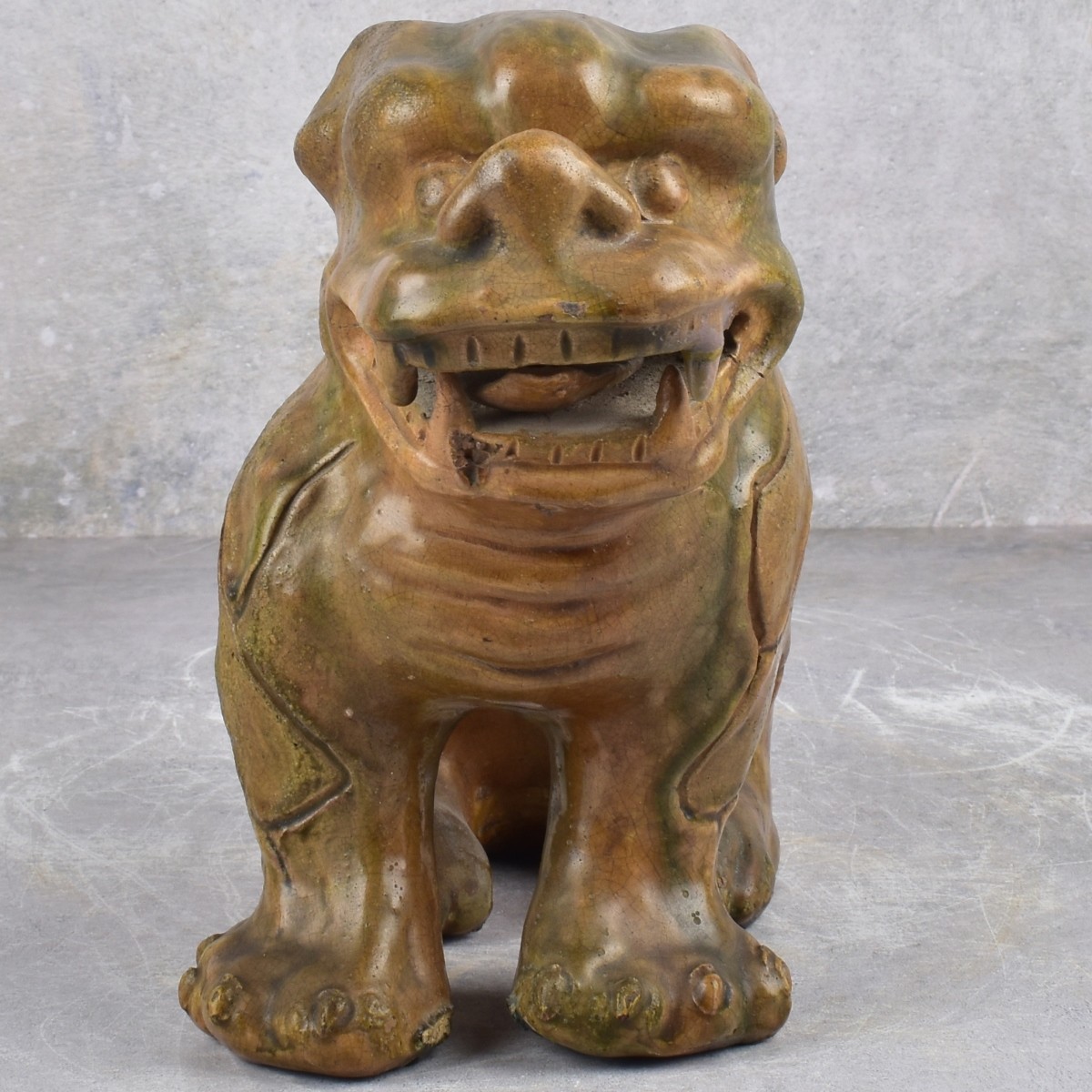 Antique Chinese Pottery Foo Dog