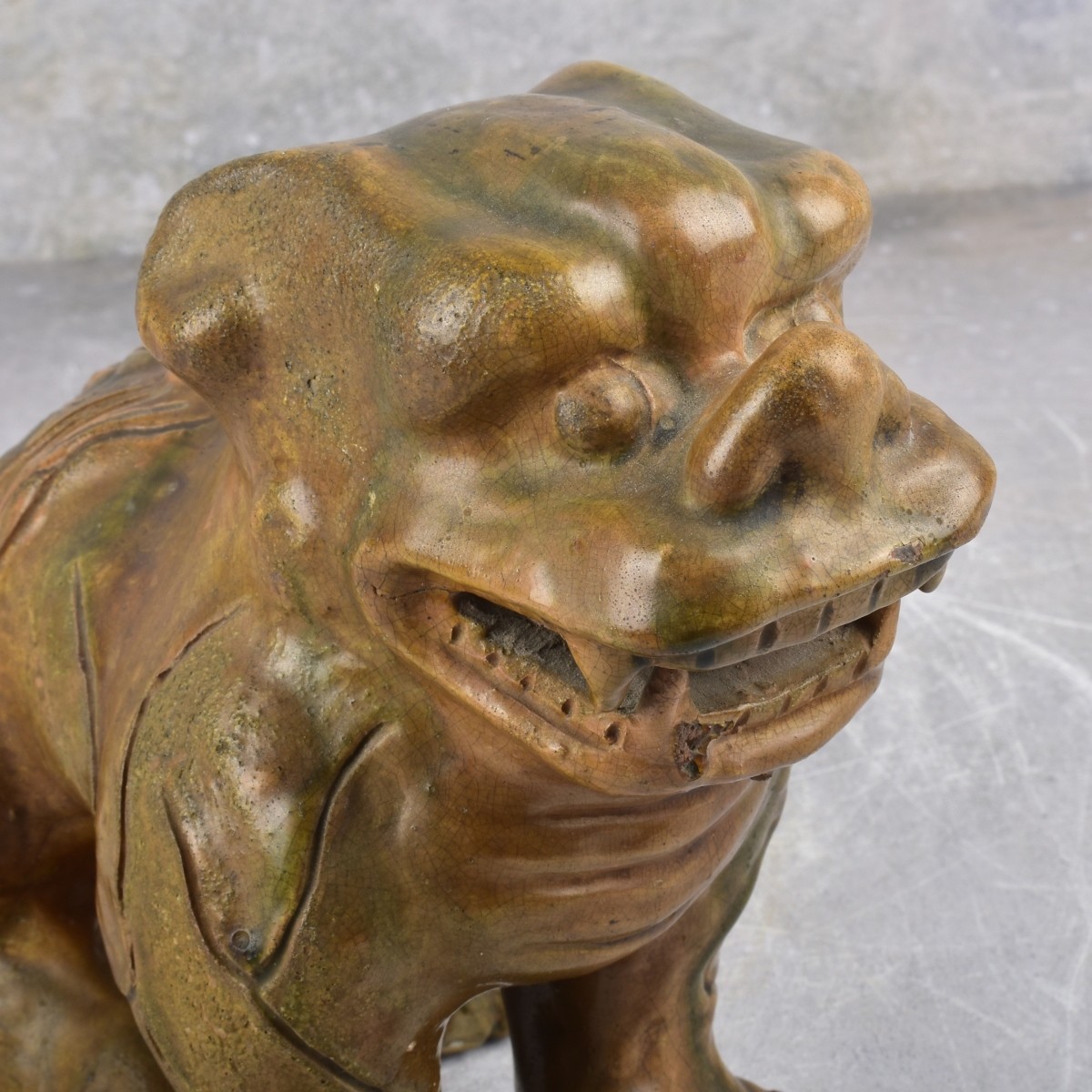 Antique Chinese Pottery Foo Dog