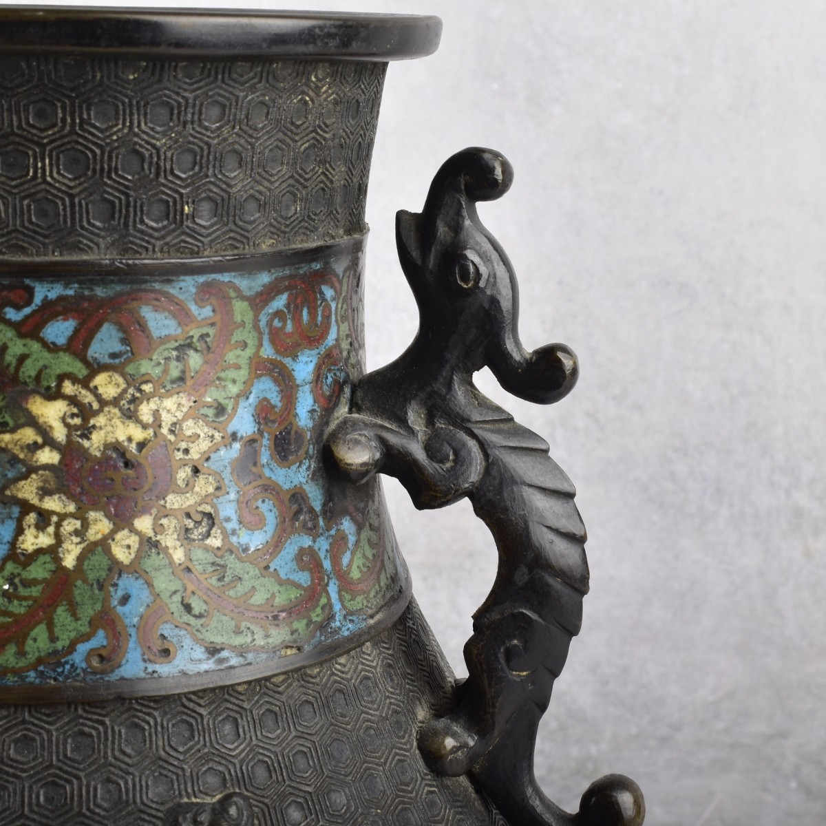 Antique Chinese Cloisonne Vase