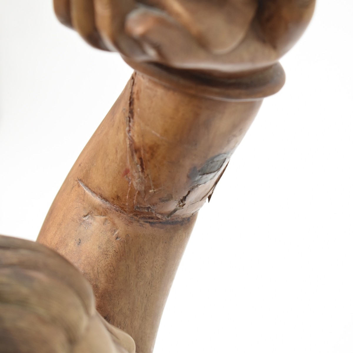 Carved Chinese Sculpture of a Lady