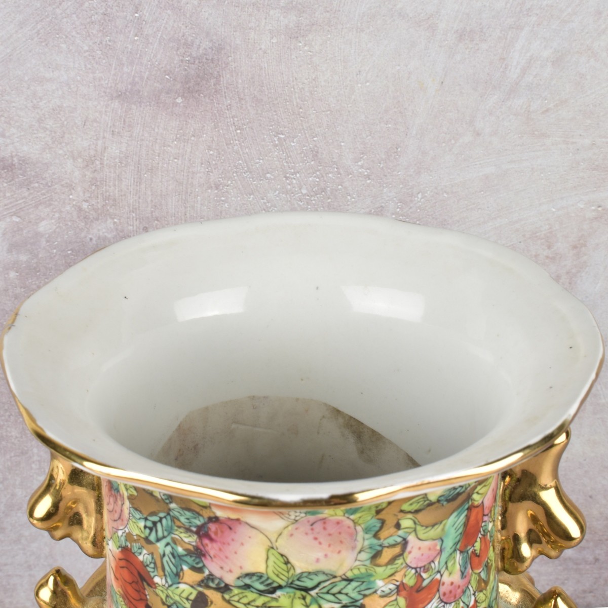 Chinese Rose Medallion Porcelain Vase
