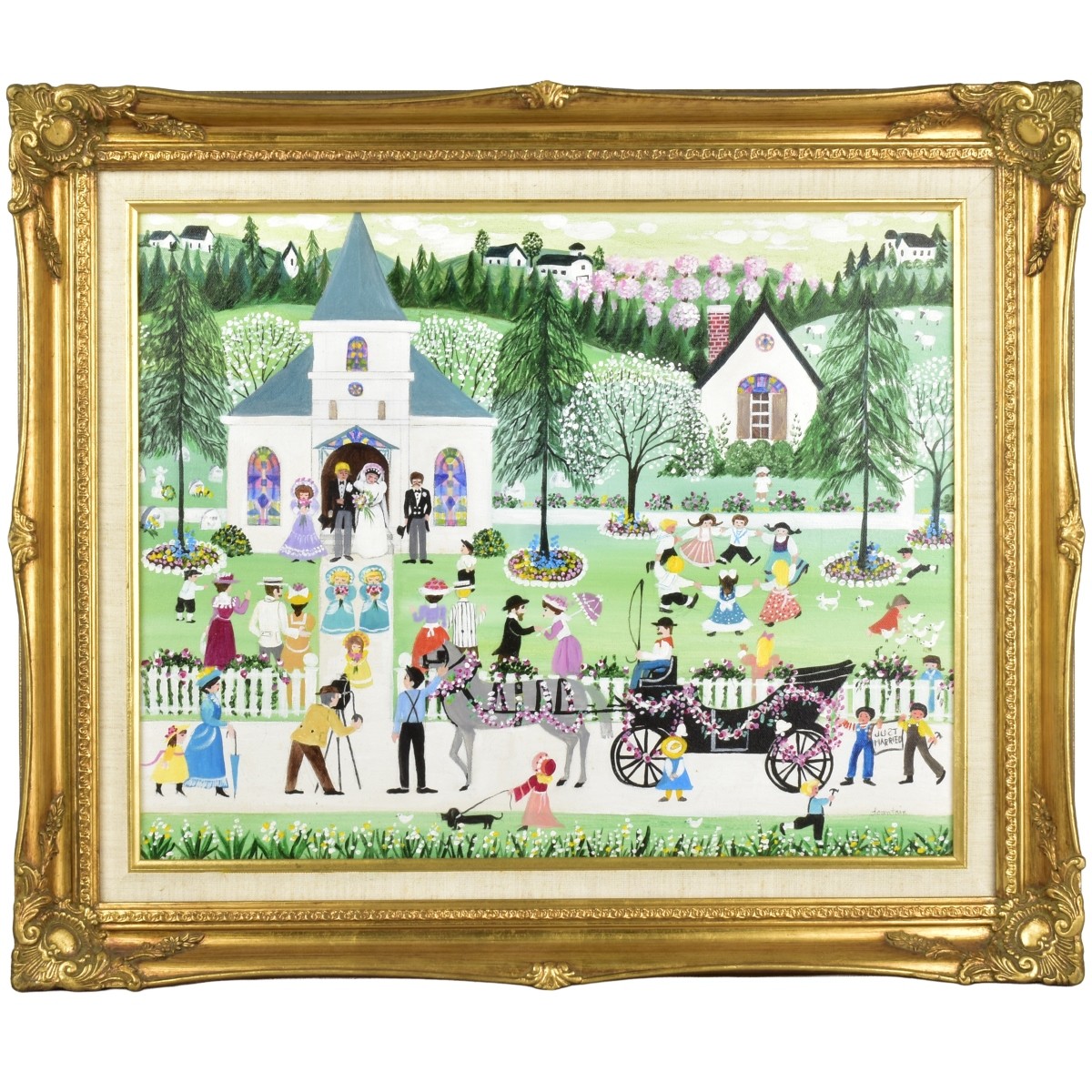 Barbara Downtain Oil on Canvas